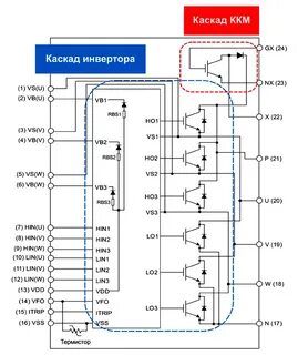 Схема силового модуля