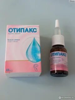 Отипакс капли в ухо детям