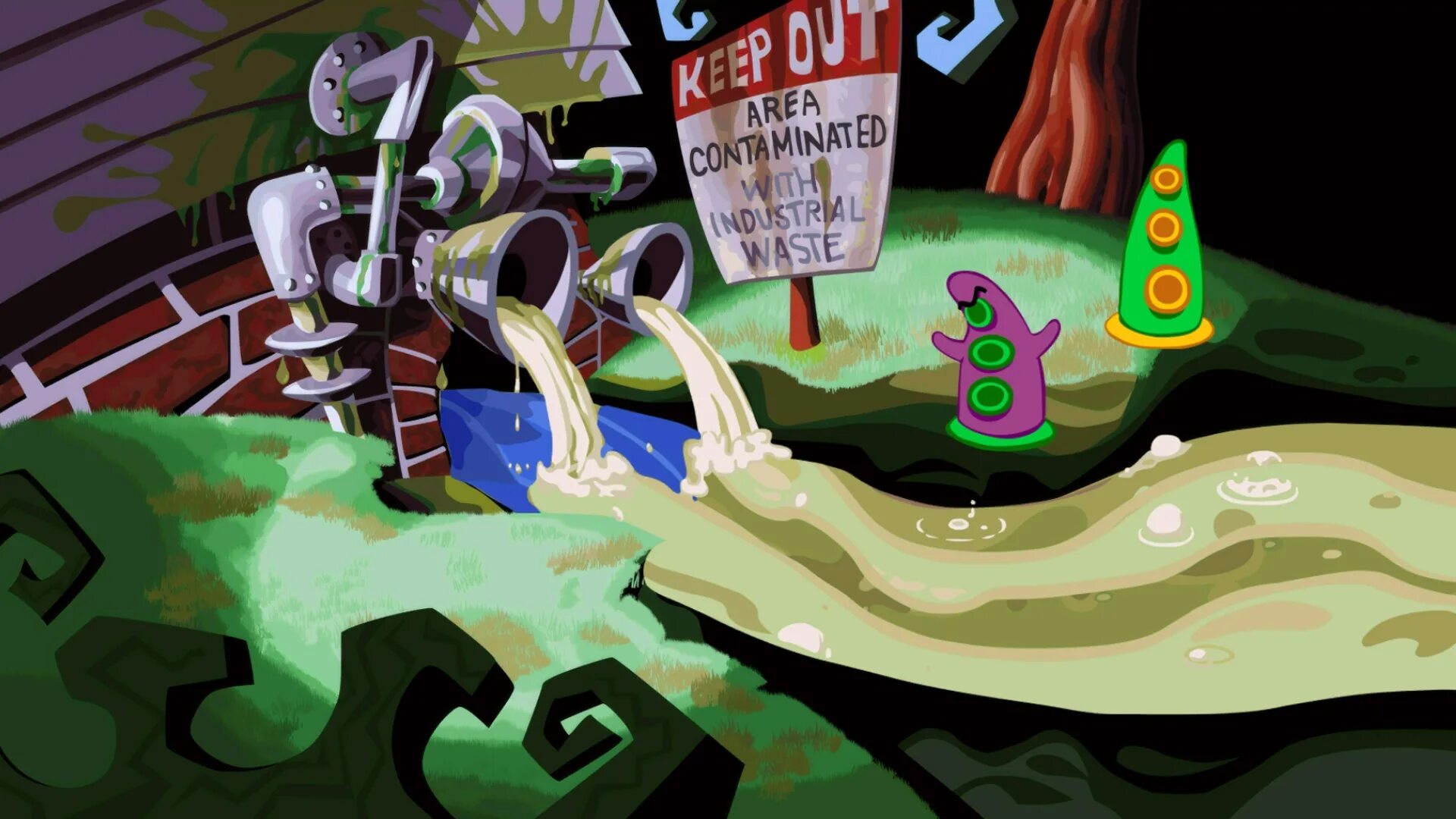 Tentacles scene