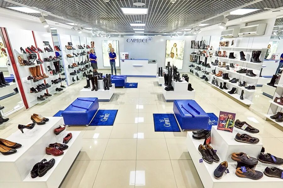 Обувной магазин центра. Магазин обуви. Магазин обуви Caprice. Обувной магазин в торговом центре. Европа обувной магазин.