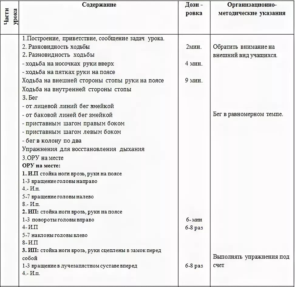 Конспект физического занятия в подготовительной группе