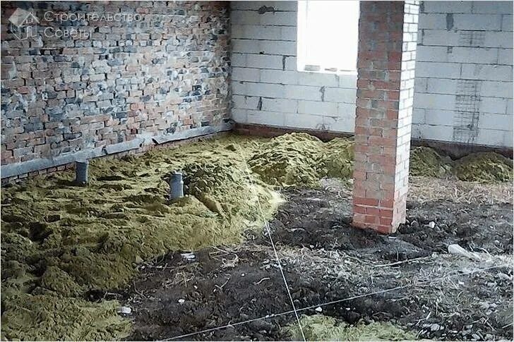 Как залить черновой пол в частном доме. Черновая стяжка. черновая стяжка пола в частном доме. заливка бетонного пола в частном доме. бетонирование пола в частном доме.