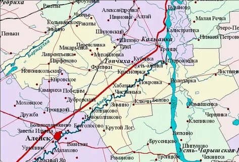 Рубцовск шипуново расстояние