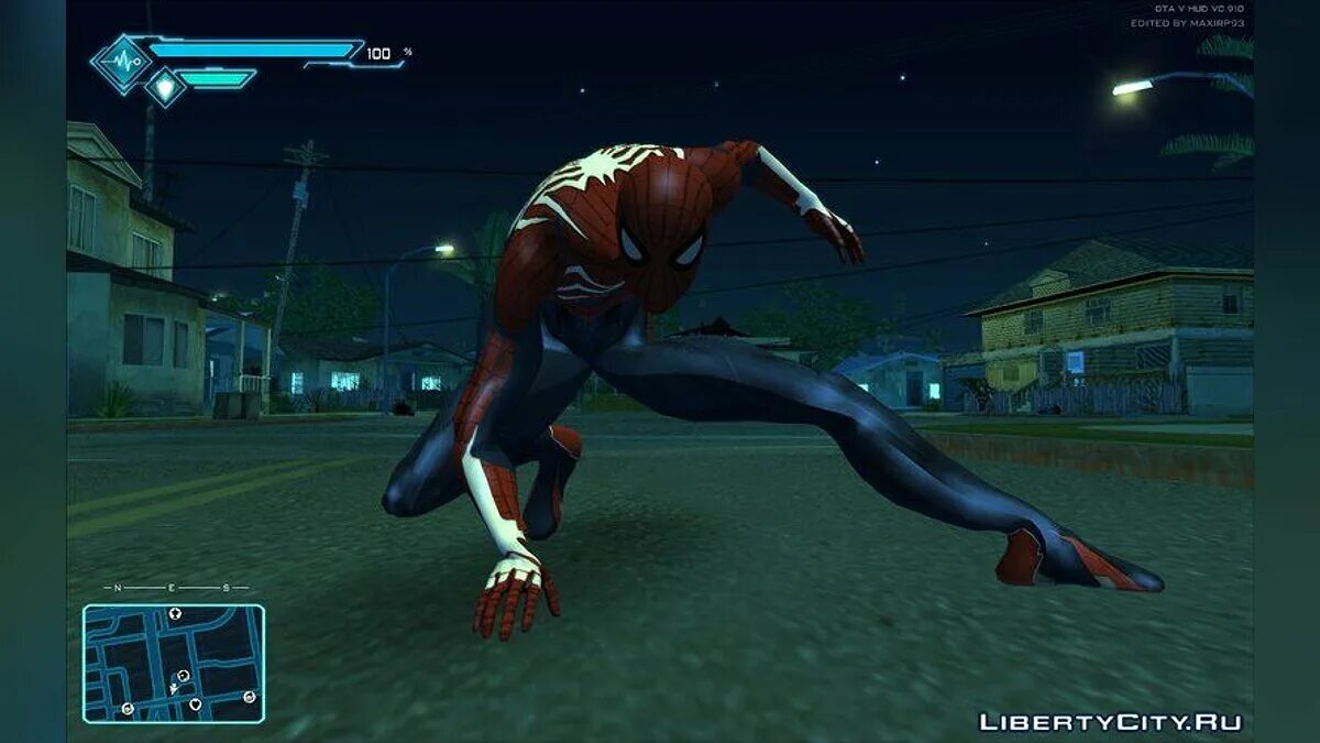 Мод на человека паука в пипл. Gta sa spider man ps4. паук мод гта са. моды на человека паука 2018. человек паук hud.