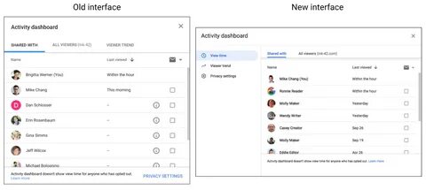 New interface