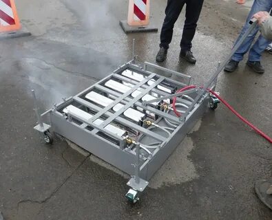 Прогрев паром