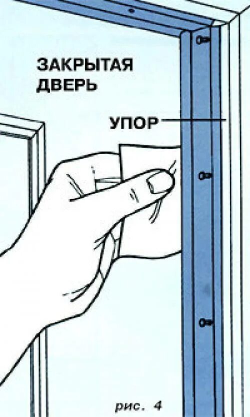 Почему дверь не закрывается до конца
