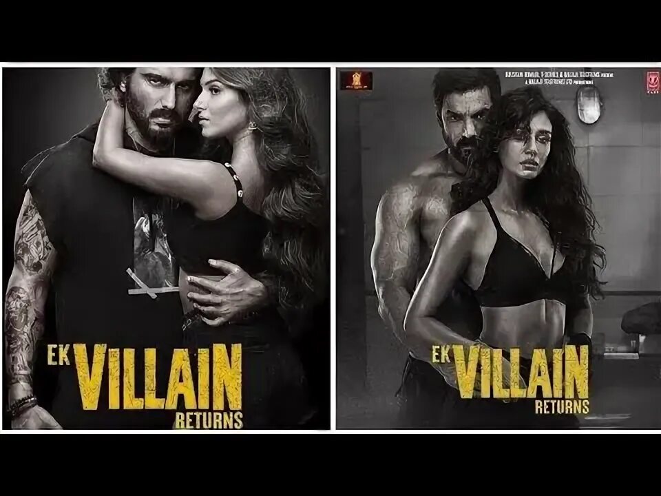 Villain returns. Ek villain returns 2025 poster.
