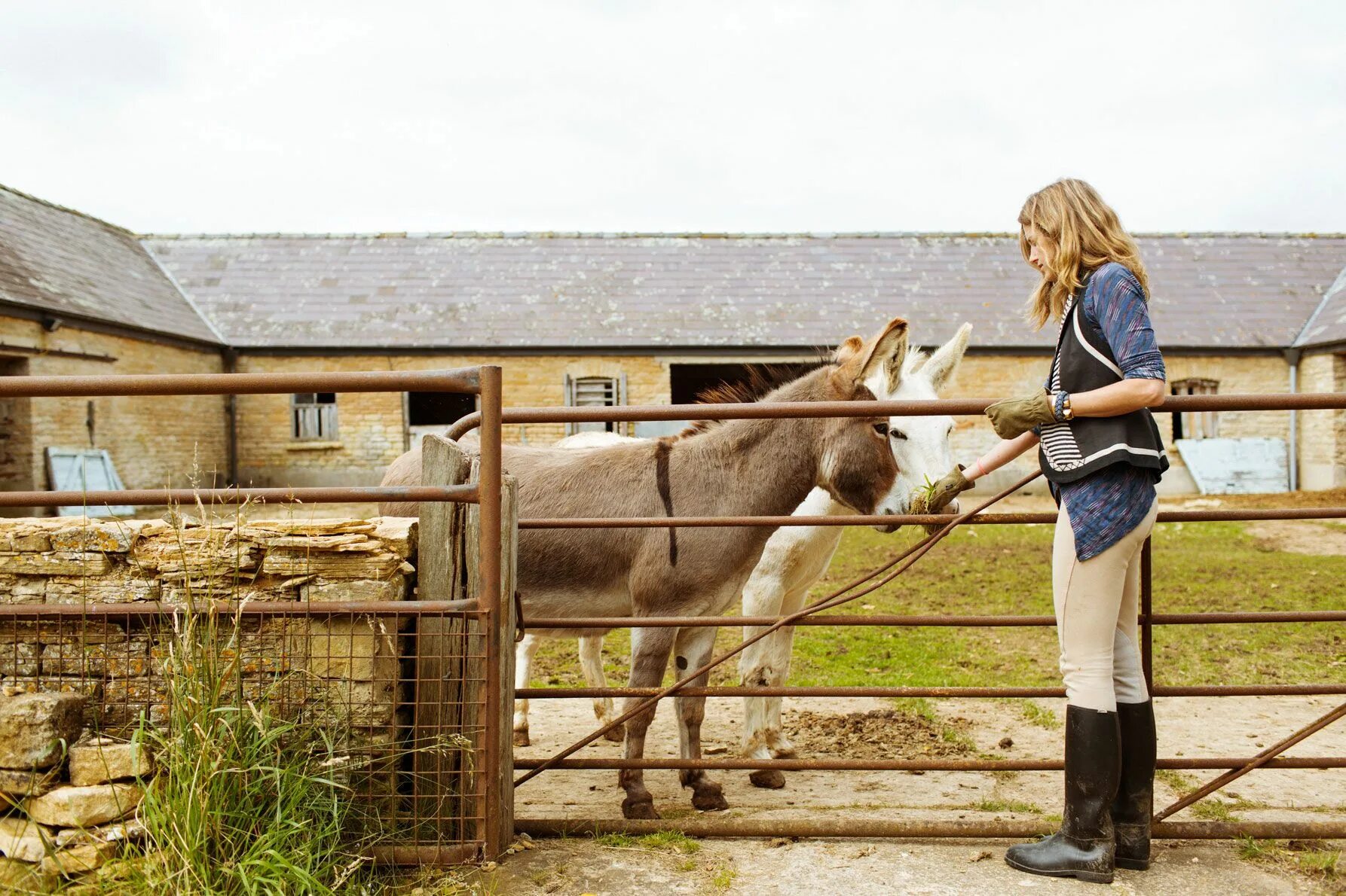 Working on the farm