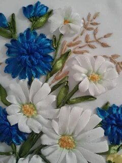 Ромашки лентами