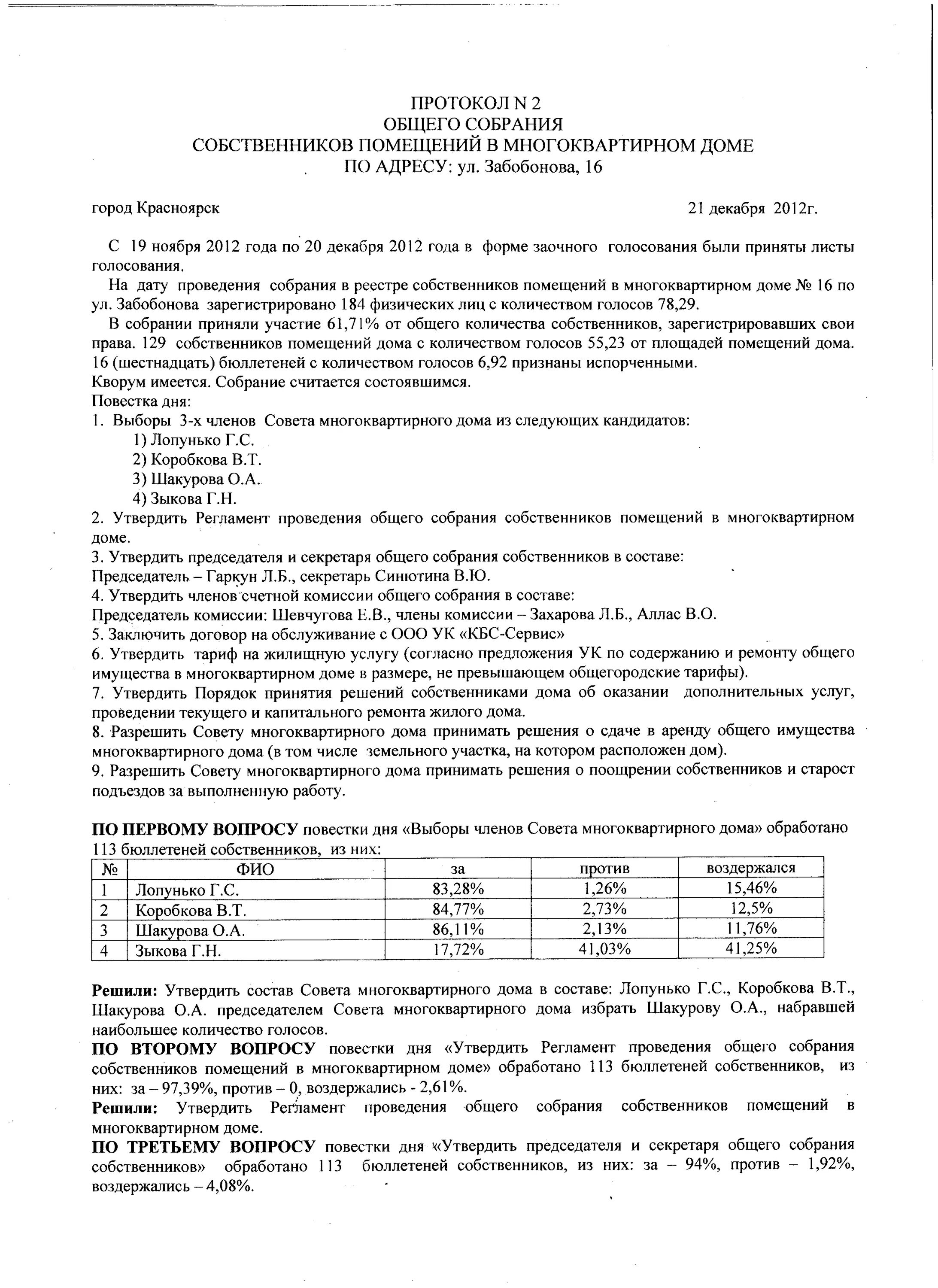 Голоса собственников на общем собрании. Голоса собственников на общем собрании