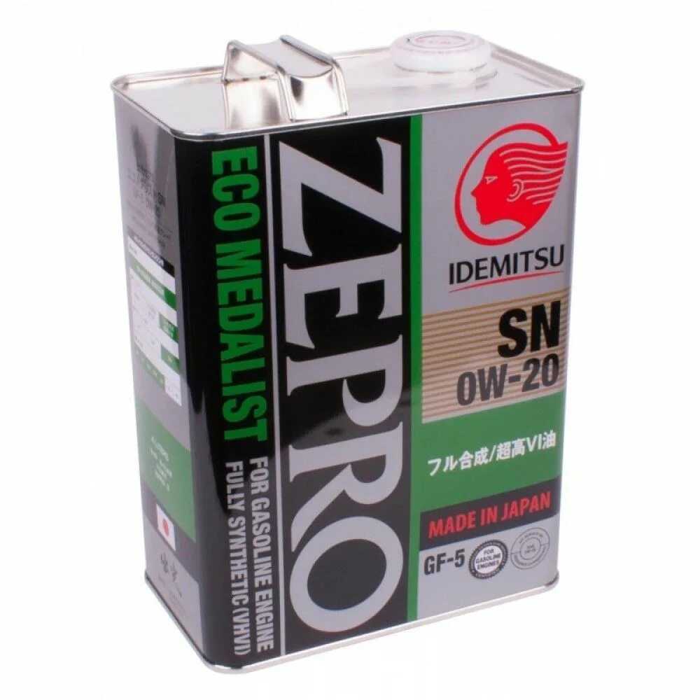 Idemitsu SN/gf-5 0w-20 4л. Zepro Eco medalist 0w-20. Idemitsu Zepro Eco medalist 0w20 SN/gf-5 синт 4л. 0/20 SN/gf-5 масло моторное Zepro Eco medalist 4л. Idemitsu. Масло 0w20 в новосибирске