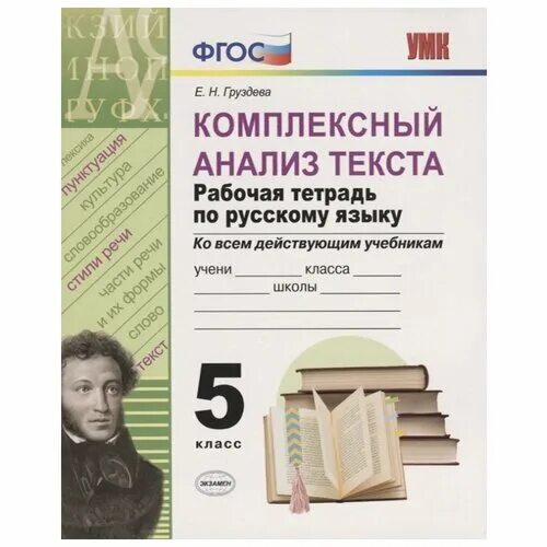 комплексный анализ текста русский язык груздева