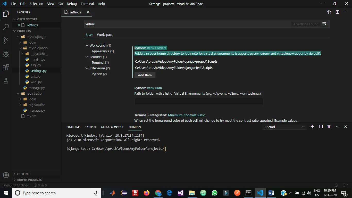 Виртуальное окружение python. Python venv. виртуальное окружение python 3. vs code python virtualenv настройка.