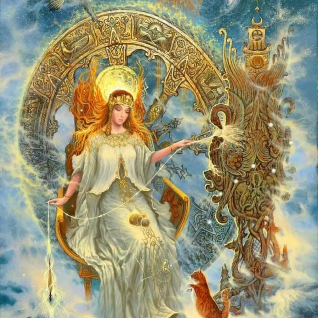 День богини плодородия. Богиня Макошь в славянской мифологии. Славянская богиня Макоша.