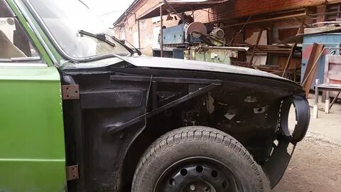 Установка пластиковых крыльев ваз