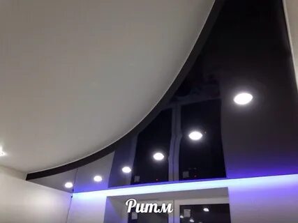 Натяжные потолки двух
