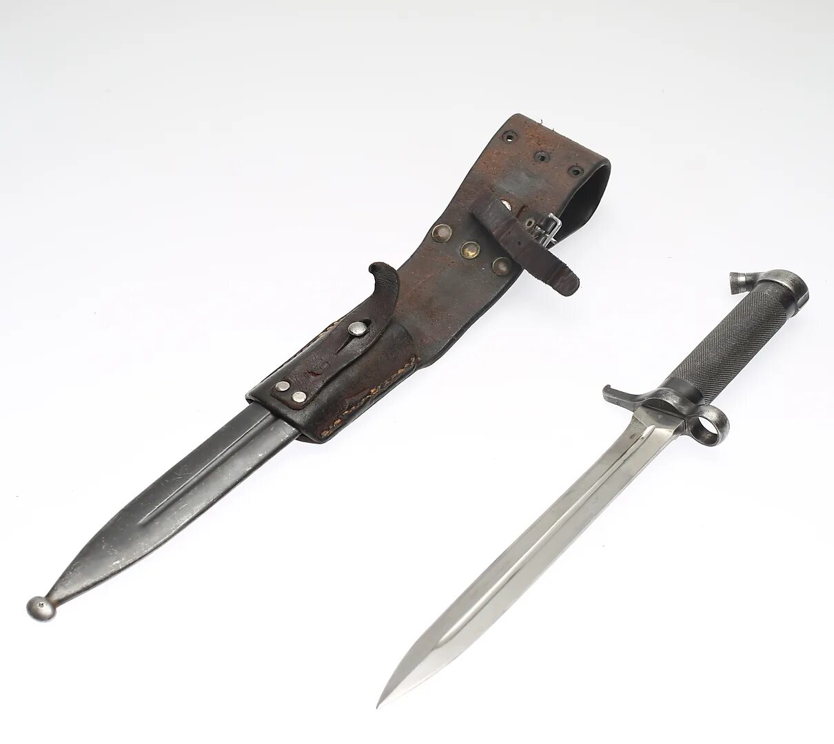 Шведский штык нож Маузер 1896. Штык нож шведский Маузер. Штык к шведскому Маузеру 1896.