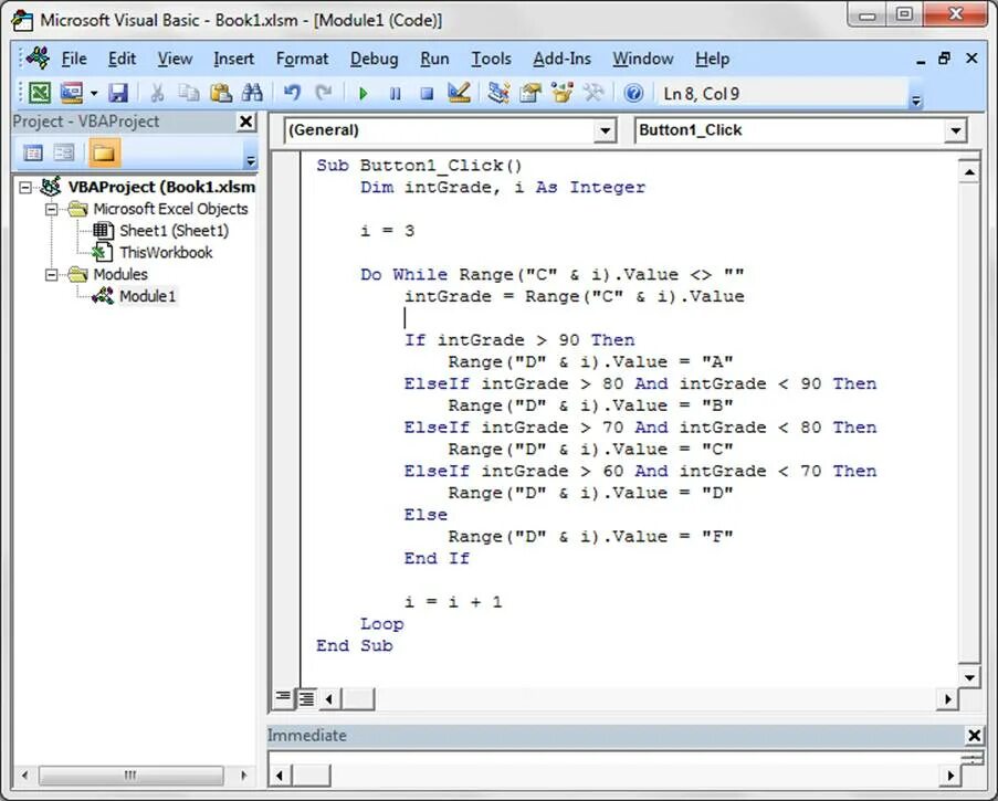 Vba x. Цикл while в visual basic. visual basic excel структура. цикл do while visual basic. циклы в vba do loop.