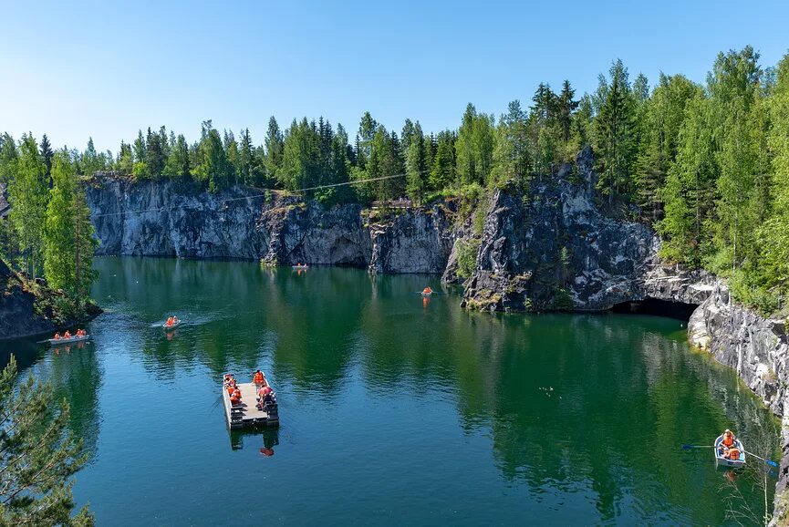 Тур в Карелию с посещением водопадов и горного парка "Рускеала"