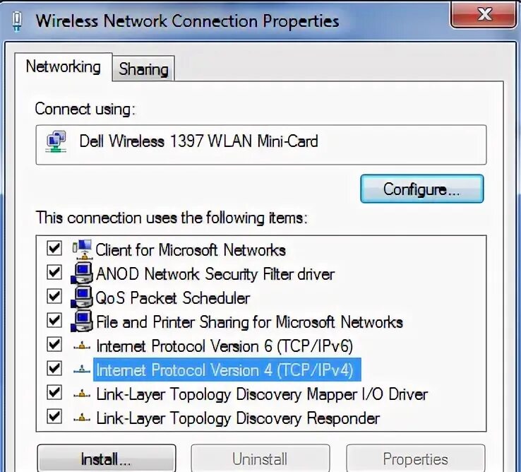 Connection property