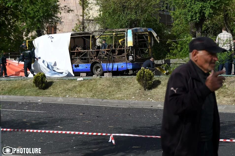 Взрыв на улице Ереванской.