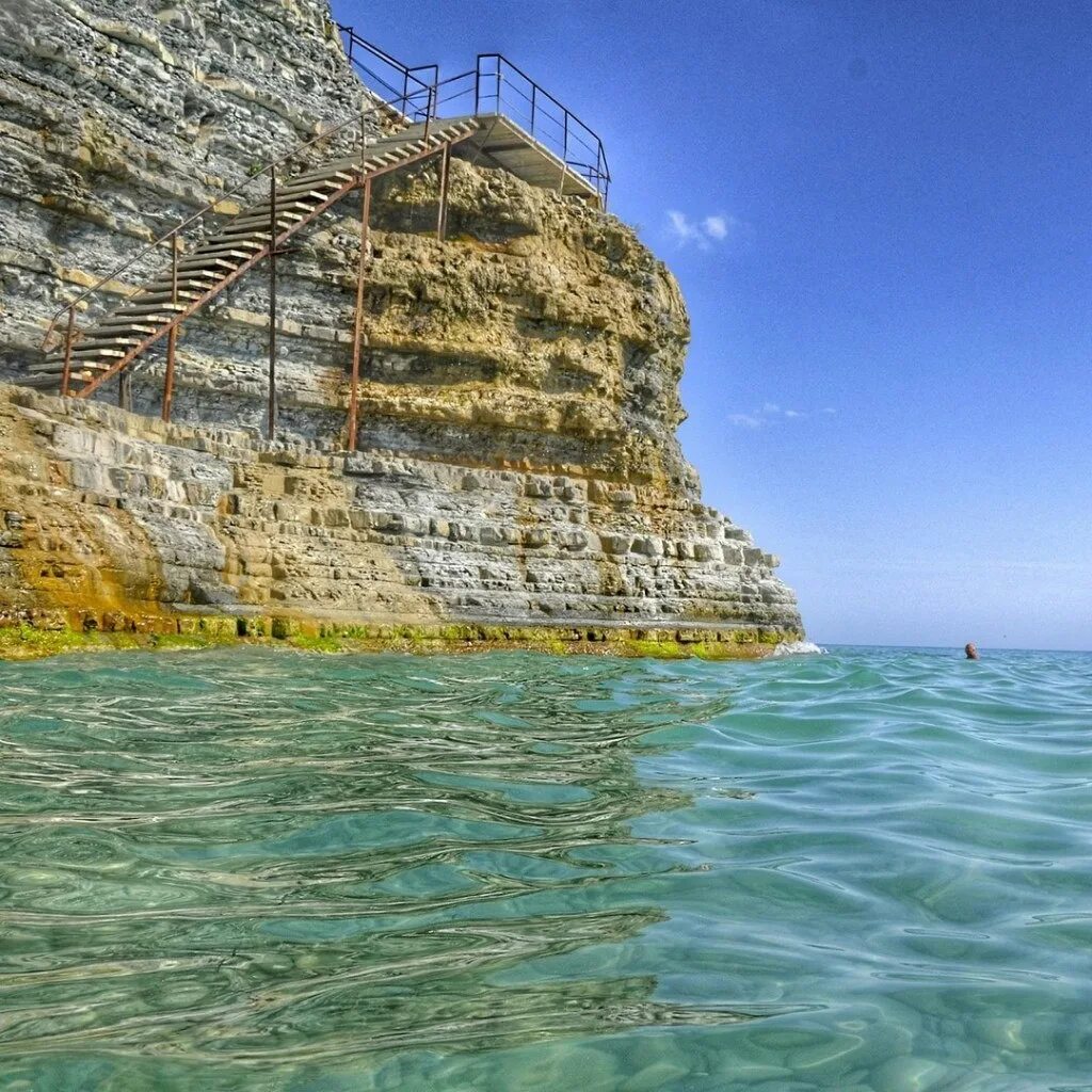 Анапа Сосновка пляж. Скала Кабардинка. Краснодарский край куда лучше поехать на море