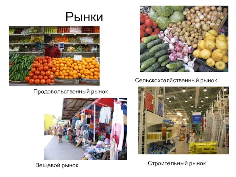 Отличай магазин. Виды рынков. На рынке. Отделы продуктовый рынок. Рынок. Виды рынков: продуктовые. Вещевы.