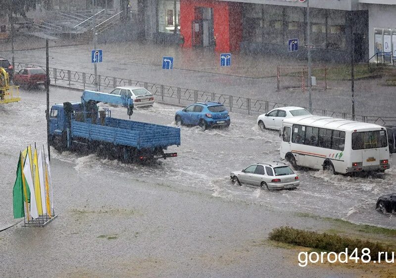 Потоп в Липецке. Ливень в Липецке. Липецк затопило. Дождь в Липецке.