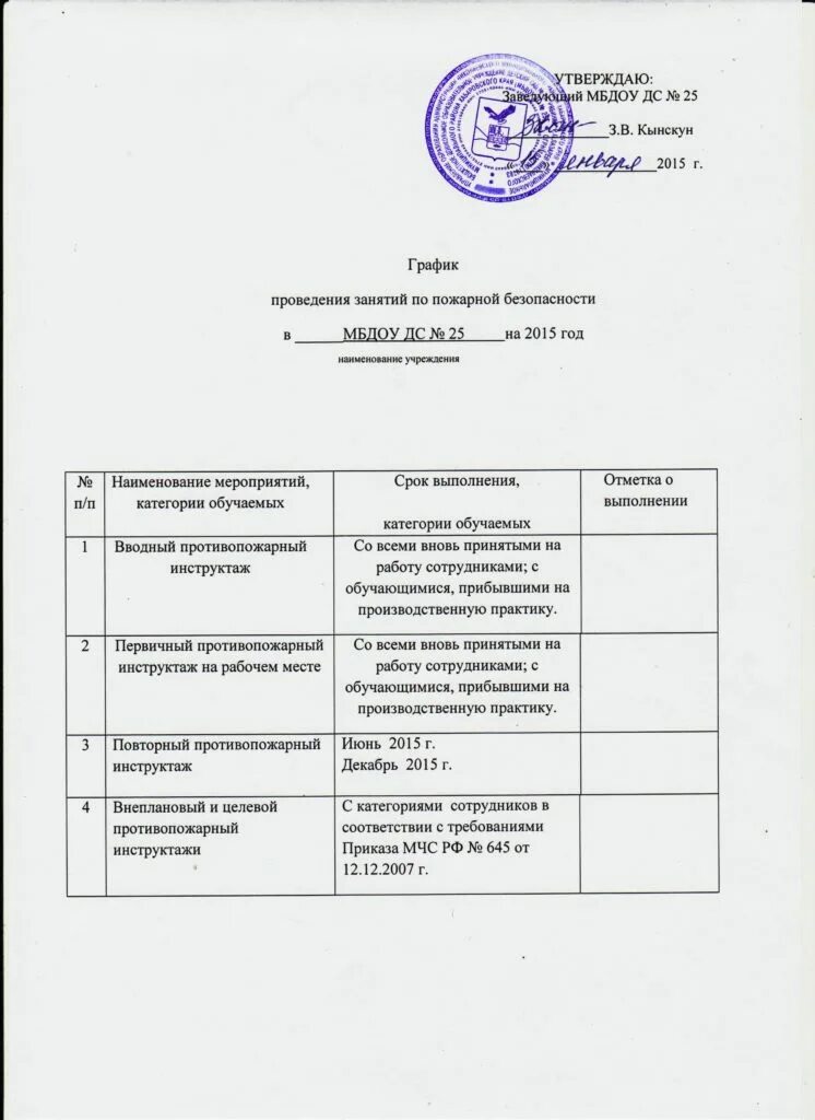 График проведения повторного инструктажа по пожарной безопасности. План проведения инструктажа по пожарной безопасности. График проведения повторного противопожарного инструктажа. График проведения пожарных инструктажей.