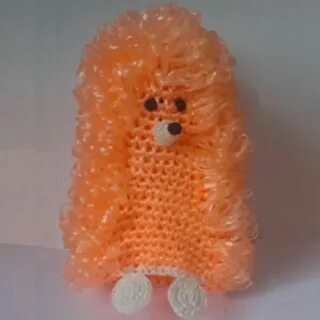 Игрушки вытянутыми петлями крючком