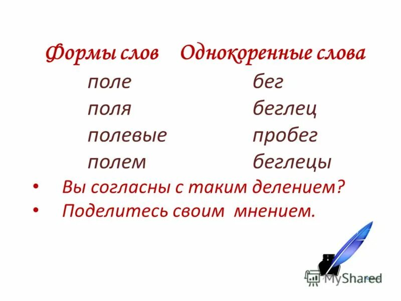 Изменить форму слова пример. Форма слова. Формы слова и однокоренные слова. Форма слова и однокоренные. Форма слова слова.