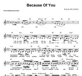 Because of you