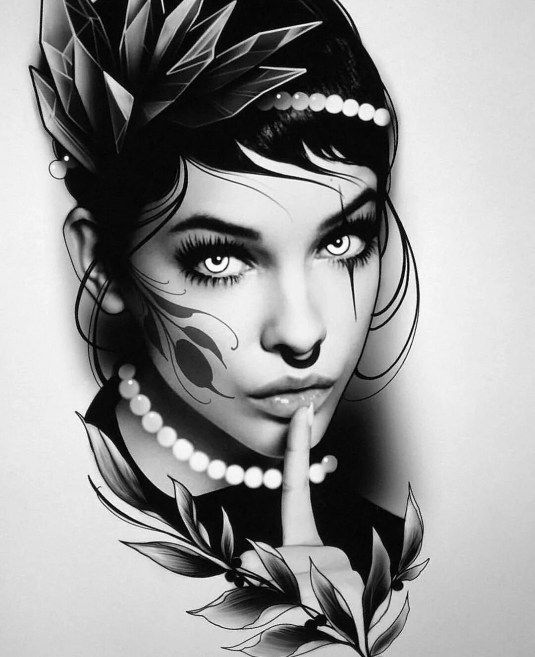 Черно белые тату девушек. Индеец тату эскиз. Эскизы тату для девушек. Ум тату эскиз. Тату для девушек.