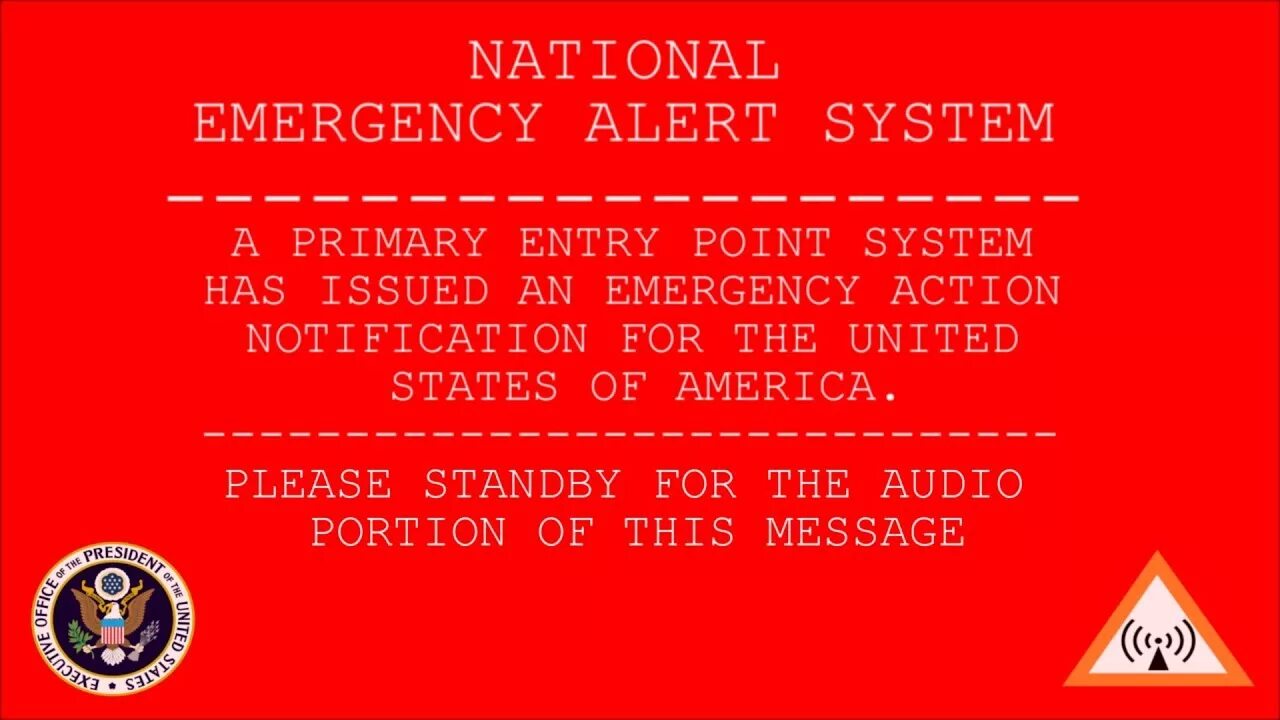 Emergency Alert System. EAS Emergency Alert System. National Alert System. Emergency Alert System USA.