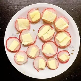 Редиска с маслом