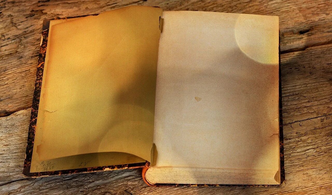 Чистый лист книга. Книга с пустыми страницами. фон книги. старая книжка. лист книги.