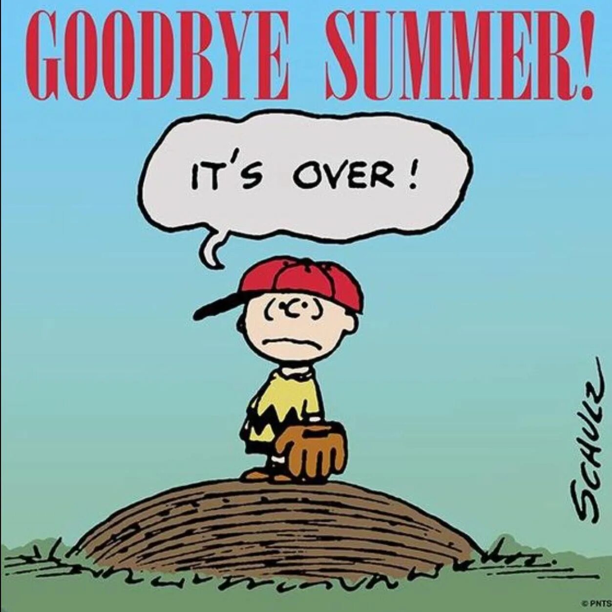 Over fun. Snoopy Summer. Be over. Summer is over. Funny Holiday.