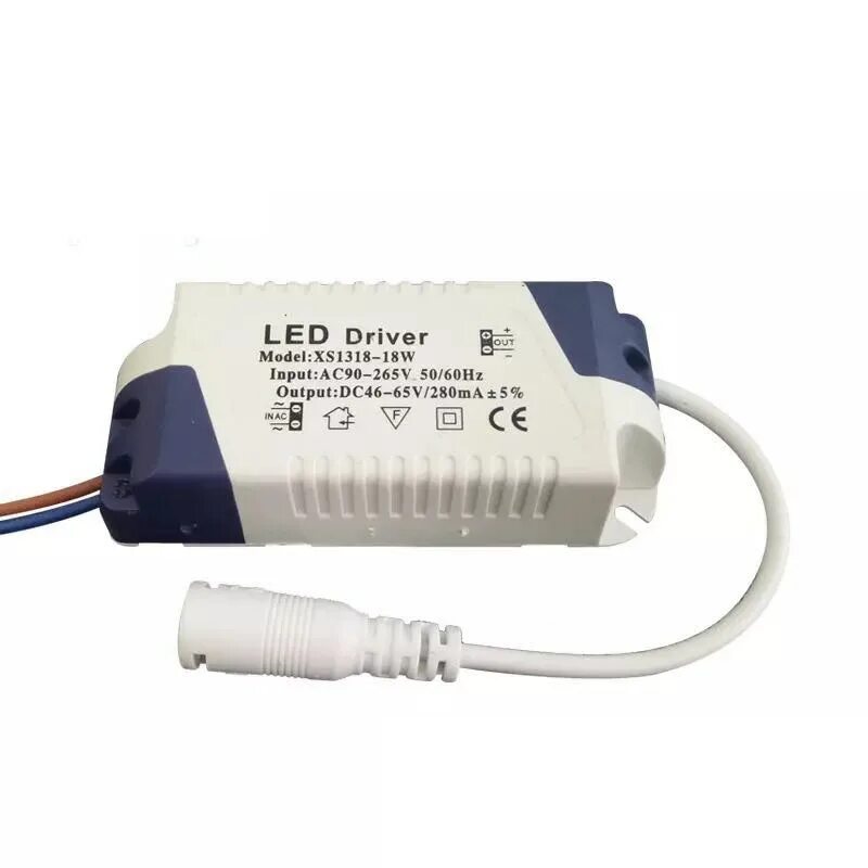 Купить led driver model. Led Driver 18w 280ma. Блок питания для светодиодных светильников 4-7w, 12-24v 300ma. Led Driver 24w dc65-85v 300ma. Драйвер для светодиодных светильников 18w.