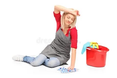 Clean up woman