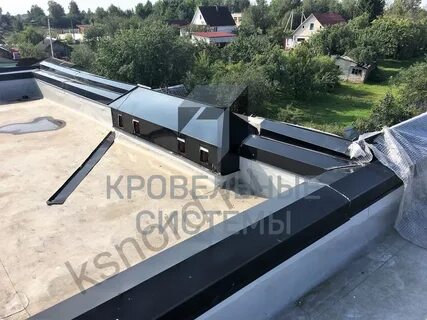 Монтаж парапета кровли