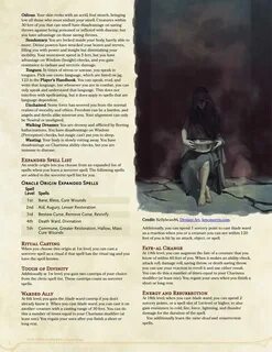 Spells known