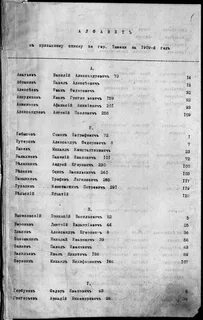 Призывная список