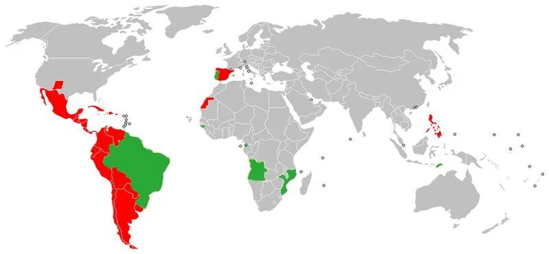 Страны говорящие на итальянском. Карта распространения португальского языка в мире. Карта португальского языка в мире. Ареал распространения португальского языка. Португальский язык распространение в мире.