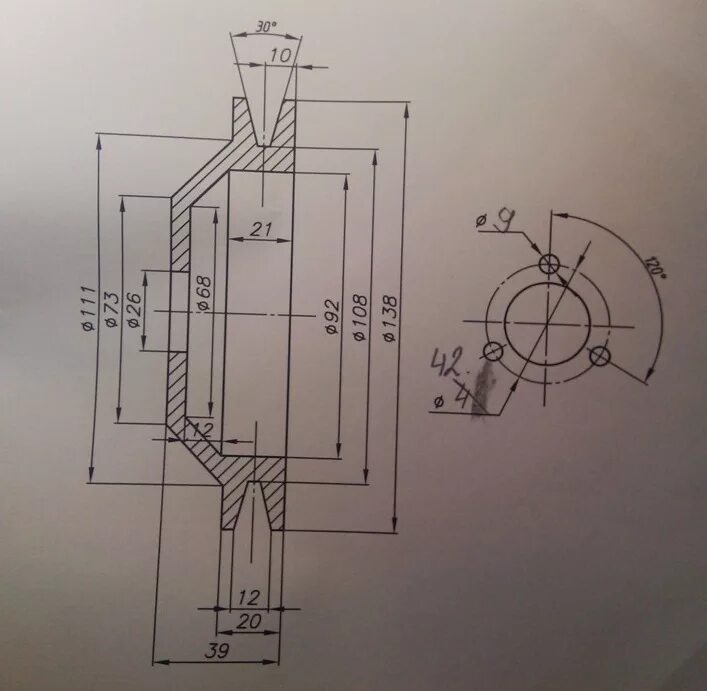 размеры шкивов помп. размеры шкивов помп. шкив помпы 2108 чертеж. шкив помпы ваз чертеж. шкив помпы газ 53 чертеж.