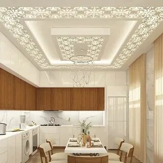 Декоративные потолки кухни
