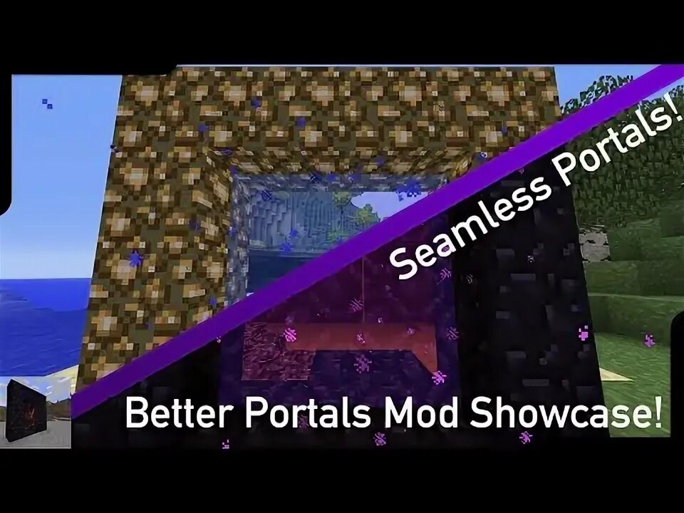 Майнкрафт мод better portals. Portal 1 mods. random portals.