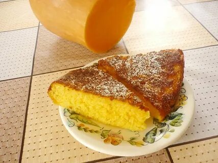 Пирог из тыквы и манки на кефире