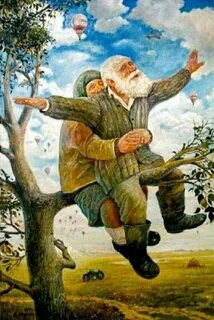 С кем же ты живешь с дедом