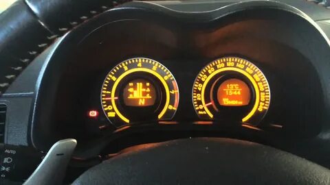 Горит шестеренка тойота